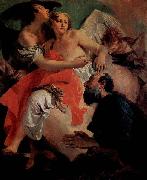 Abraham und die Engel, Pendant zu  Hagar und Ismael, Giovanni Battista Tiepolo